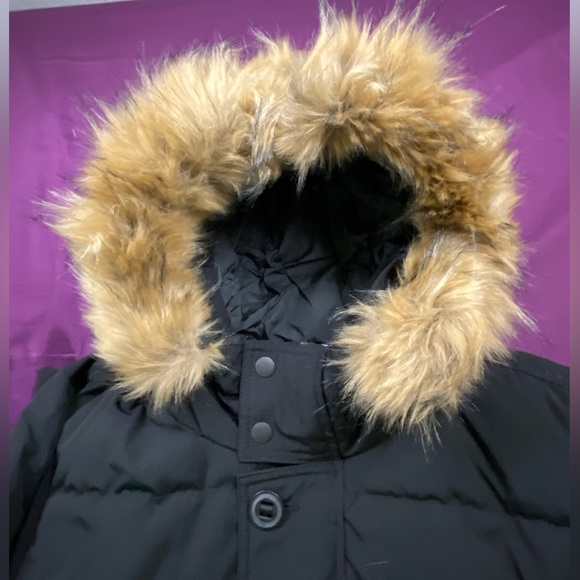 Tommy Hilfiger Arctic Cloth Fur Hooded Heavyweight Jacket - Picture 5 of 10